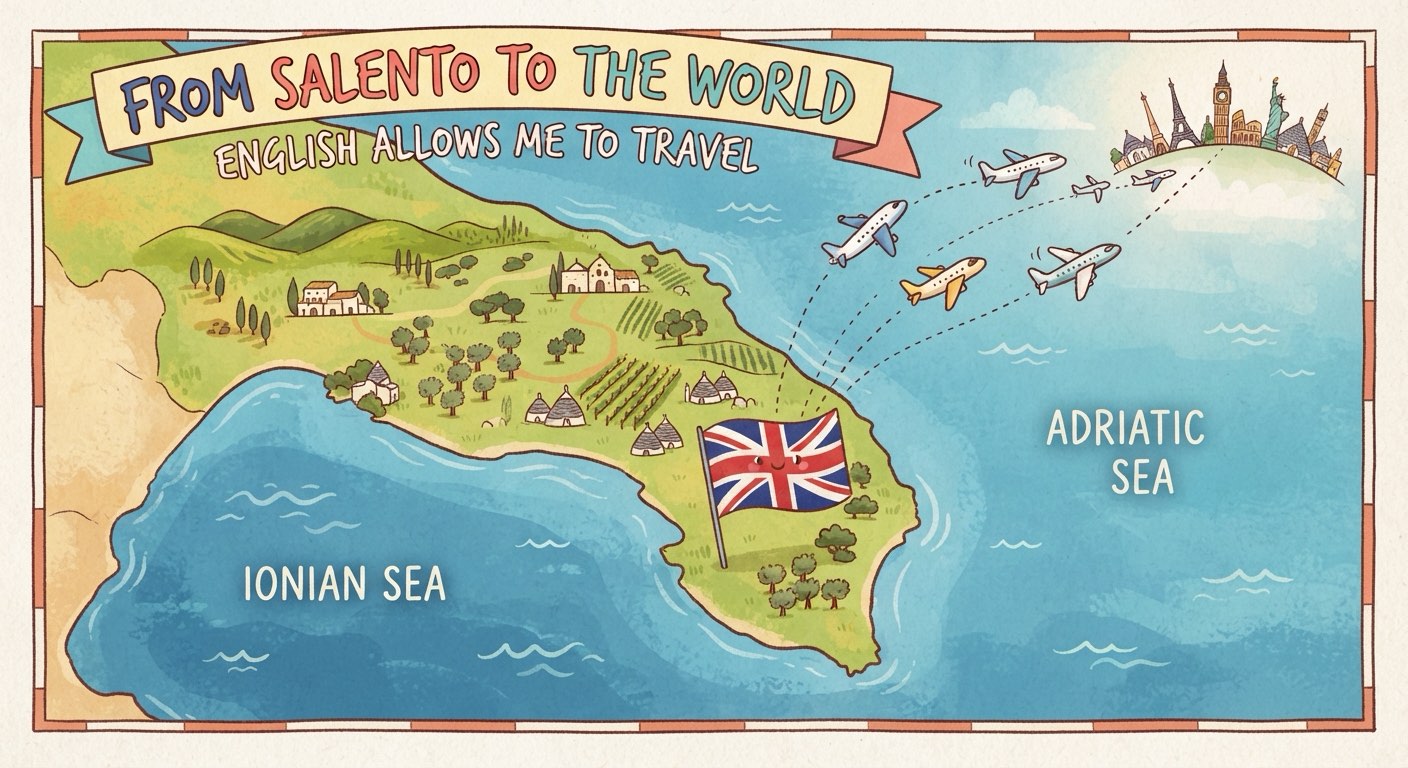 Dal Salento al mondo: l’inglese ti permette di viaggiare